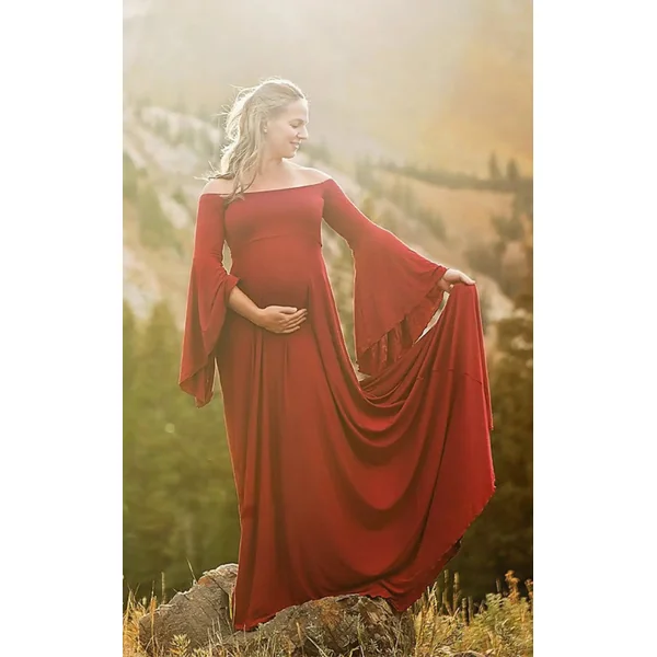 Robe de Grossesse Pour Shooting Photo