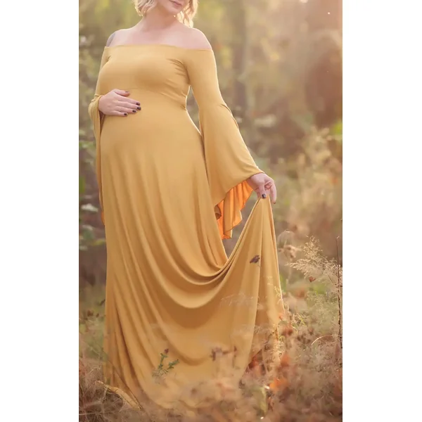Robe de Grossesse Pour Shooting Photo