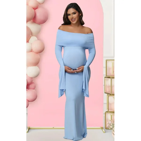 Robe de Grossesse Pour Soirée de Mariage