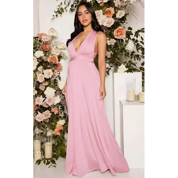 Robe de Grossesse Sexy Rose