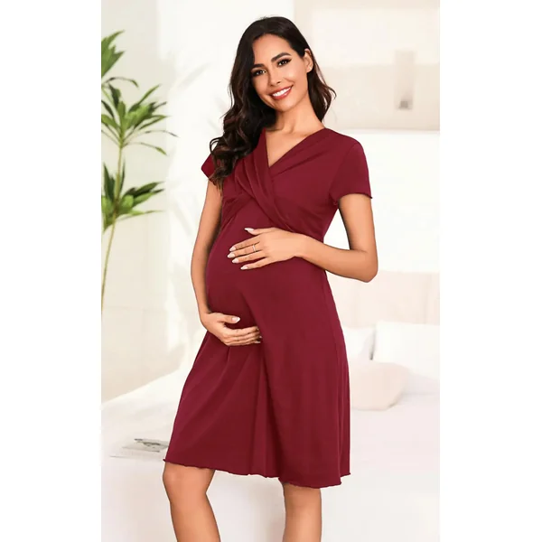 Robe De Nuit Allaitement Uni
