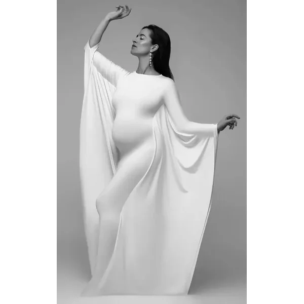 Robe de Soirée Grossesse Chauve Souris