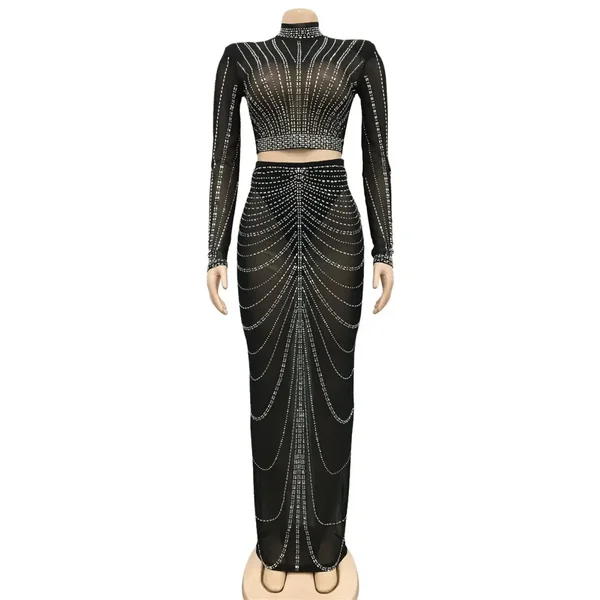 Robe de Soirée Grossesse Cristal