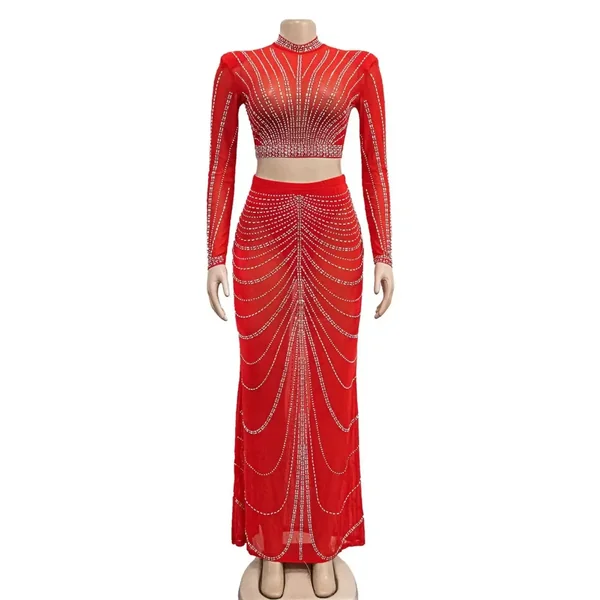 Robe de Soirée Grossesse Cristal