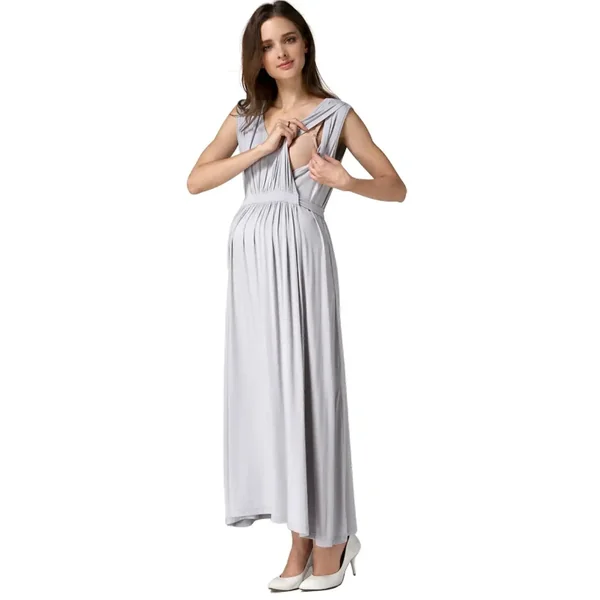 Robe de Soirée Grossesse Et Allaitement Longue
