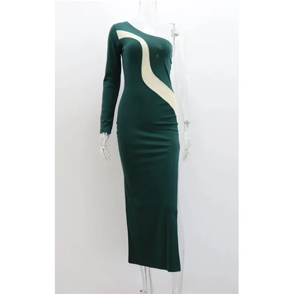 Robe de Soirée Grossesse Sexy à Une Manche