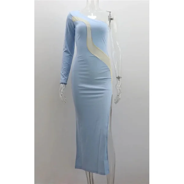 Robe de Soirée Grossesse Sexy à Une Manche