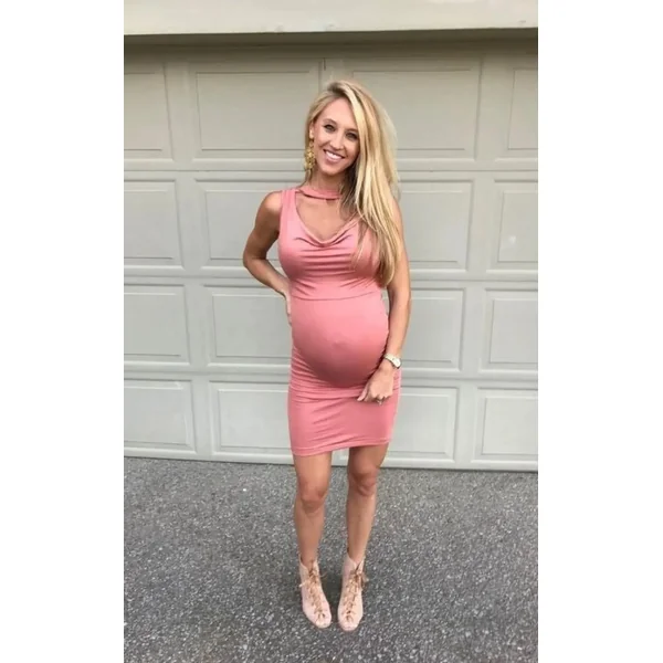 Robe de Soirée Grossesse Soie