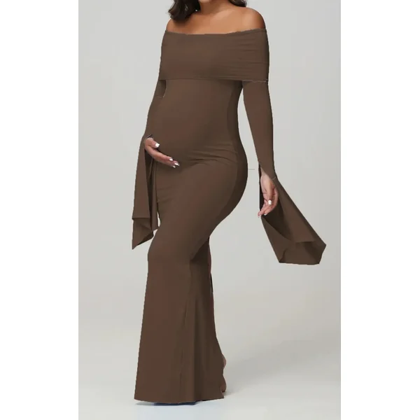 Robe de Soirée Longue Grossesse