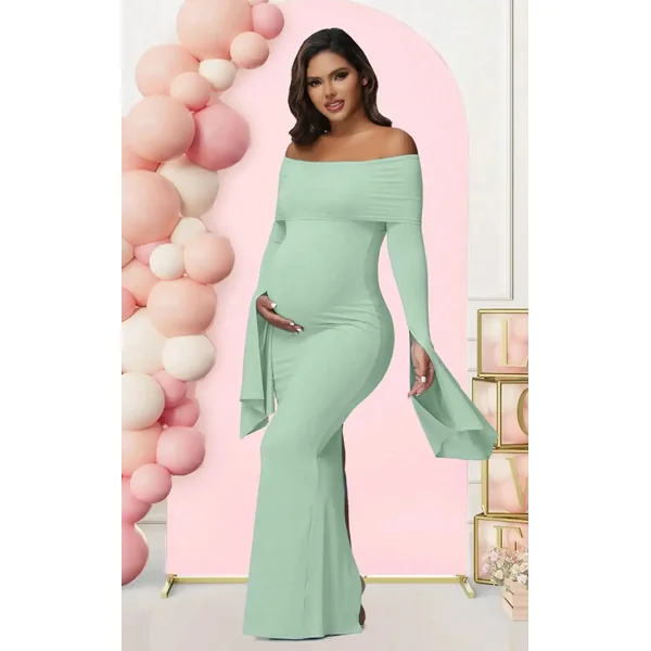 Robe de Soirée Longue Grossesse