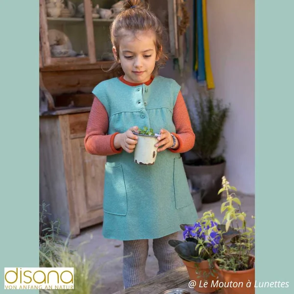 Robe DISANA 4 saisons en laine mérinos bio