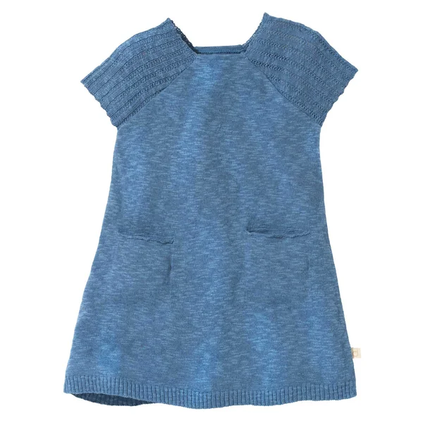 Robe en lin et coton bio DISANA - robe légère manches courtes enfant de 1 à 10 ans