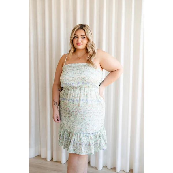 Robe GIGI - vert glacé