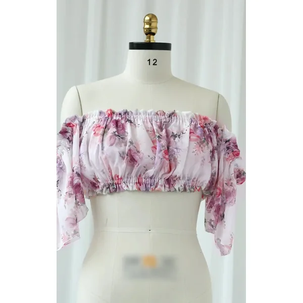 Robe Grossesse Cérémonie 2 Pièces en Soie