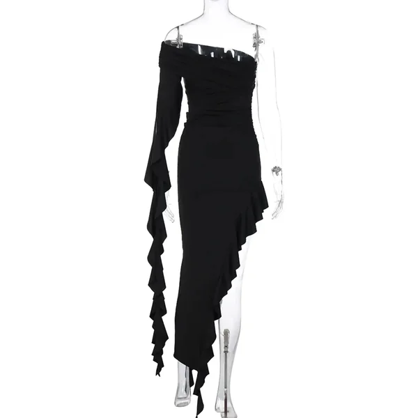 Robe Grossesse Cérémonie Mariage à Volants