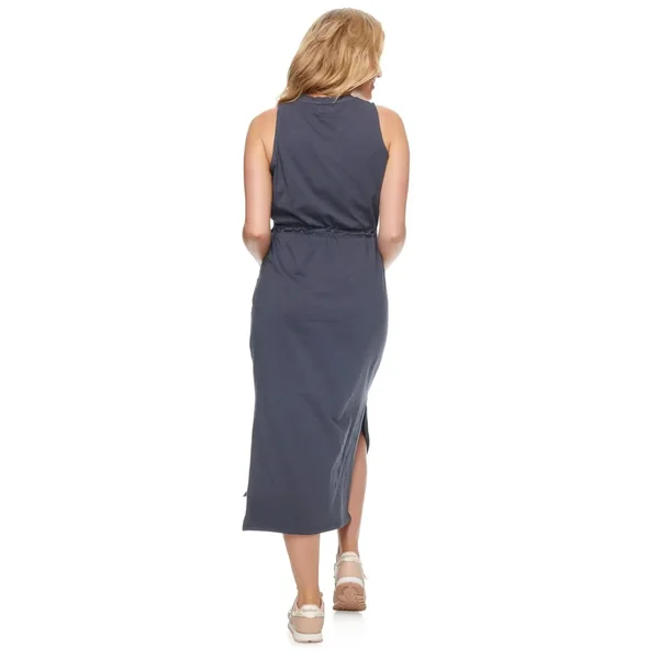 Robe Grossesse Grise Fendue