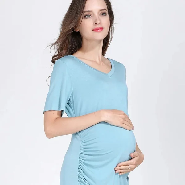 Robe Grossesse Longue Coton
