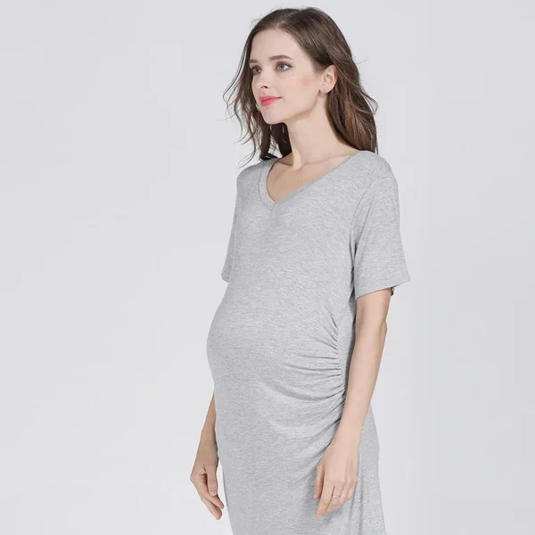 Robe Grossesse Longue Coton