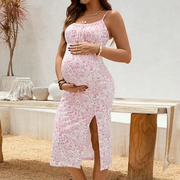 Robe Grossesse Moulante Bretelles