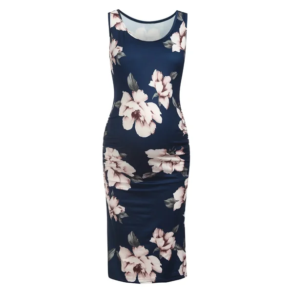 Robe Grossesse Sans Manche Florale