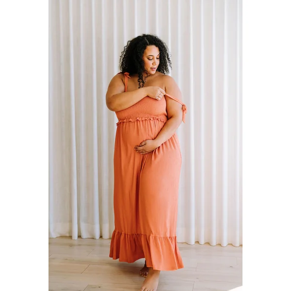 Robe LARISSA 2.0 - corail brûlé