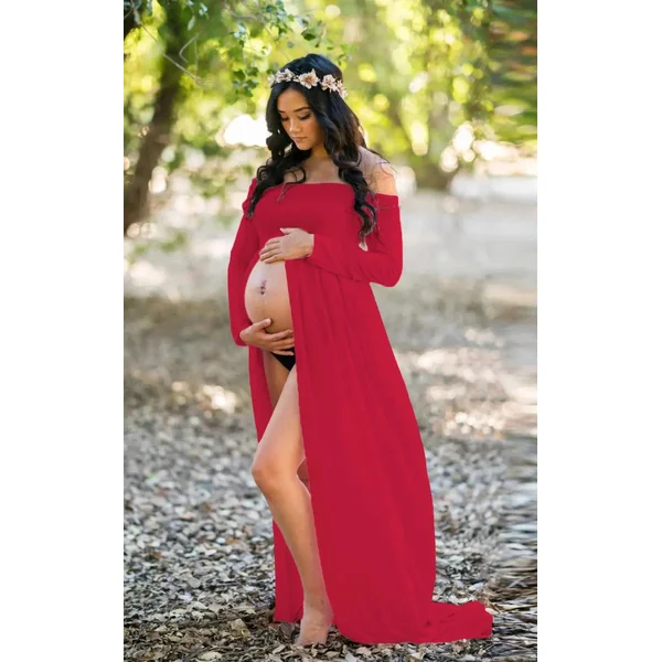 Robe Longue Grossesse Shooting