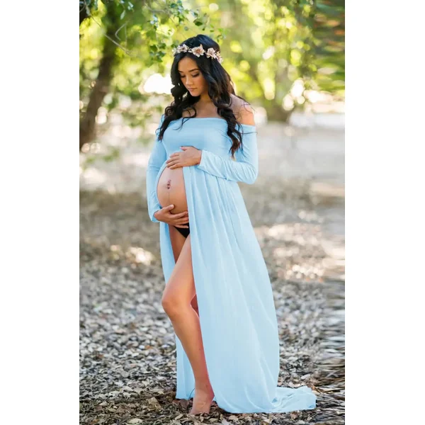 Robe Longue Grossesse Shooting