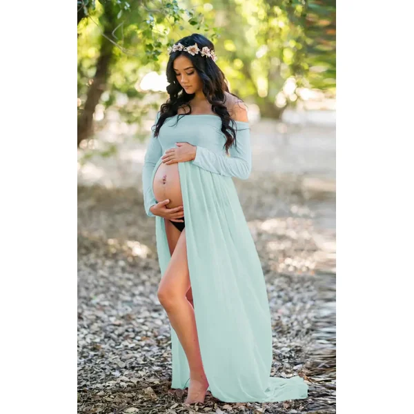 Robe Longue Grossesse Shooting