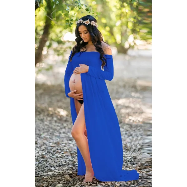 Robe Longue Grossesse Shooting