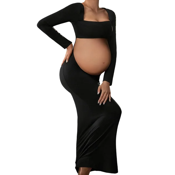 Robe Longue Moulante Grossesse Photo