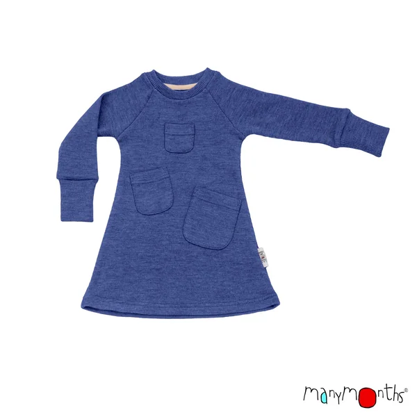 Robe ManyMonths poches à trésors en laine mérinos – Nouveauté 2025/26