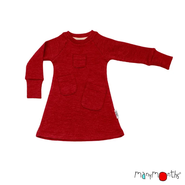 Robe ManyMonths poches à trésors en laine mérinos – Nouveauté 2025/26