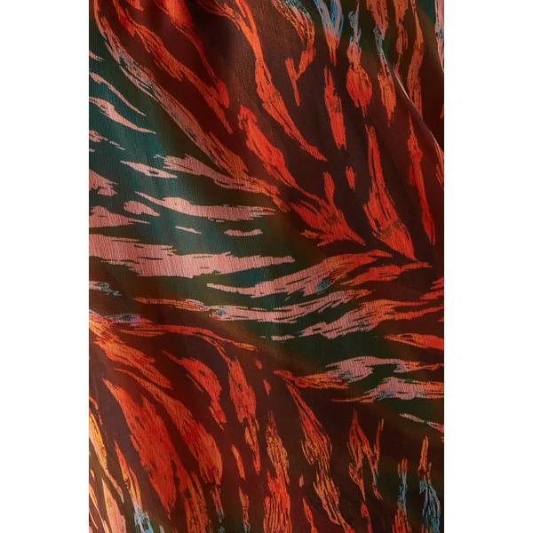 Robe Maxi Bandeau En Mousseline Yoryu Avec Dos Élastiqué