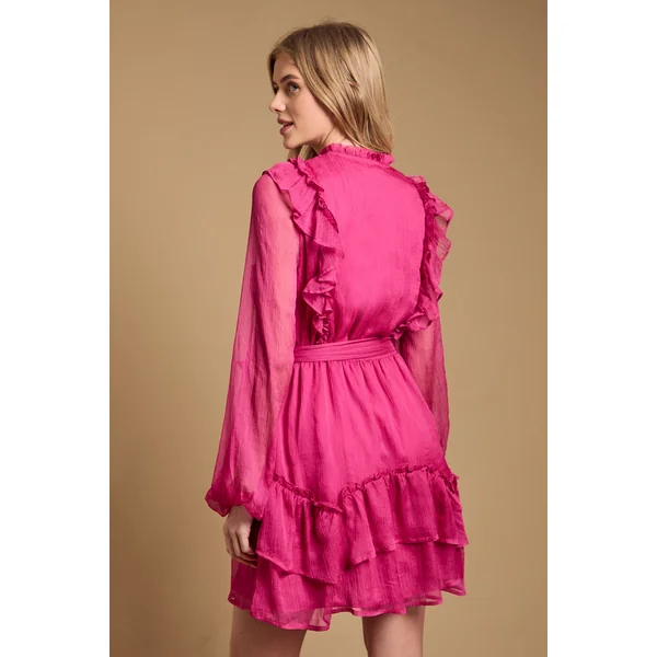 Robe Mini Bohème à Volants