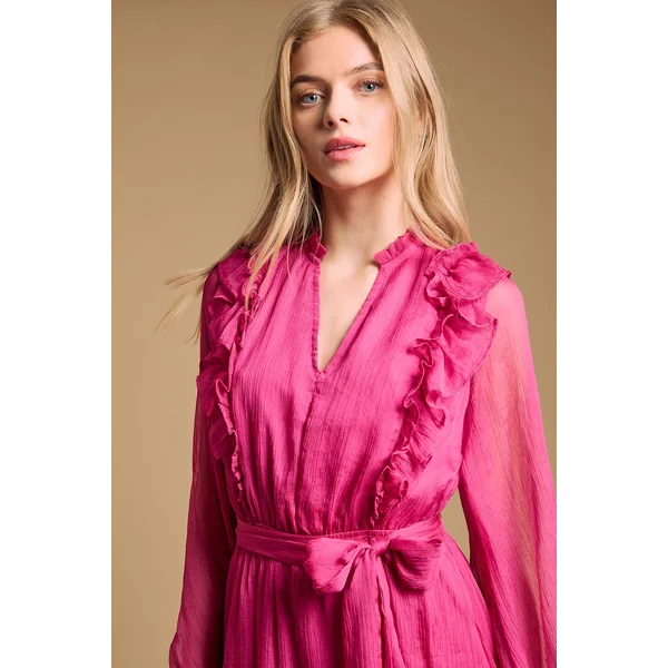 Robe Mini Bohème à Volants