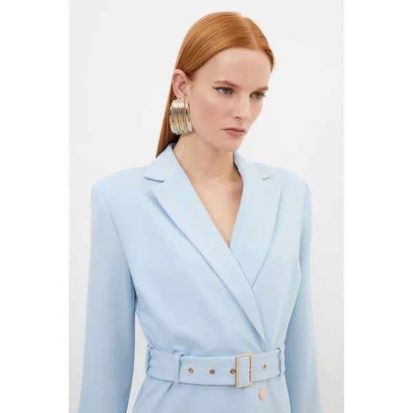 Robe mini plissée mixte en jersey et georgette