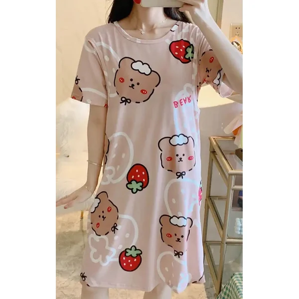 Robe Pyjama Allaitement Cartoon