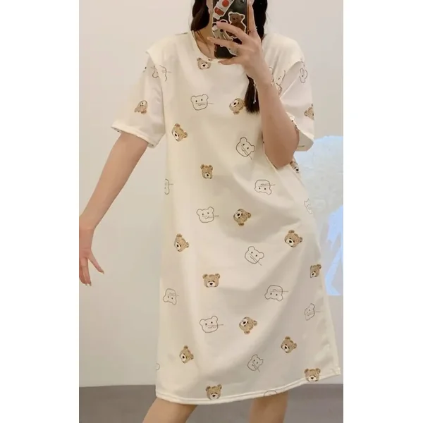 Robe Pyjama Allaitement Cartoon