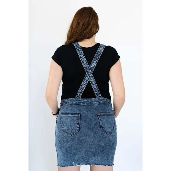 Robe salopette - denim