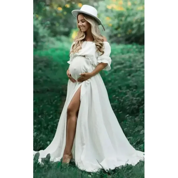 Robe Shooting Grossesse Bohème