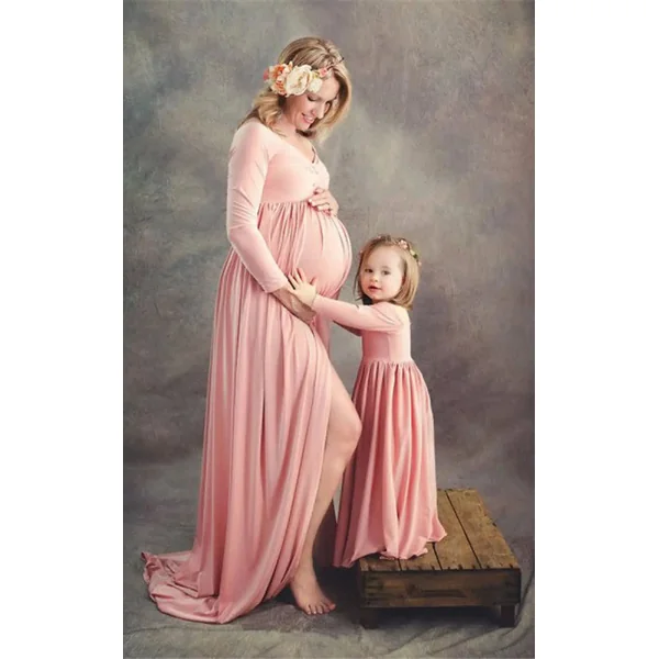 Robe Shooting Grossesse Mère Fille