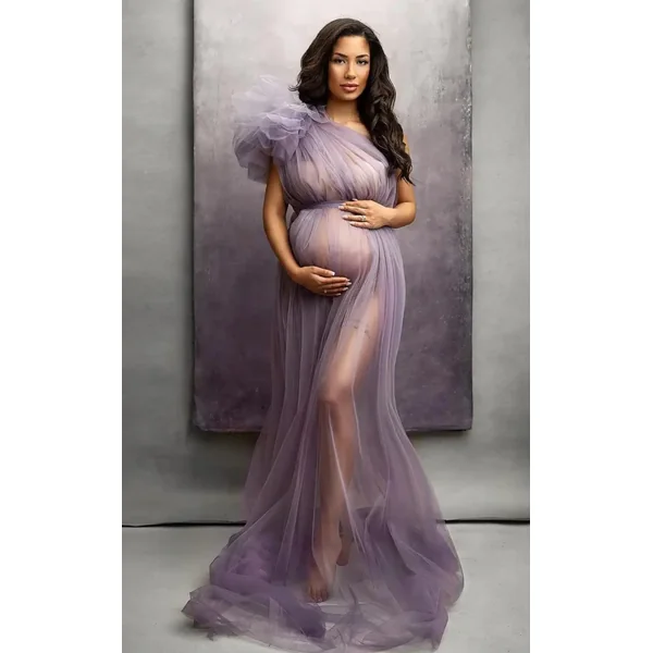 Robe Shooting Grossesse Organza