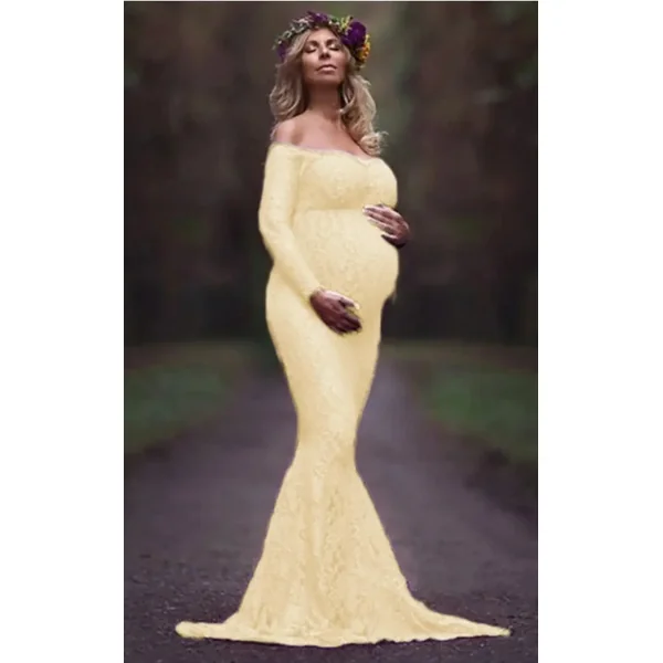 Robe Shooting Grossesse Sirène