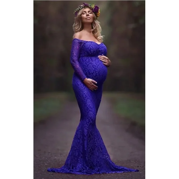 Robe Shooting Grossesse Sirène