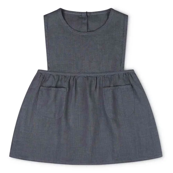 Robe tablier en lin sans manches "Nora" - Matona