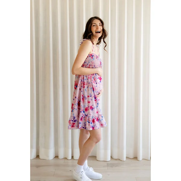 Robe TIARA - rose sauvage