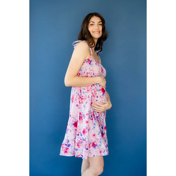 Robe TIARA - rose sauvage