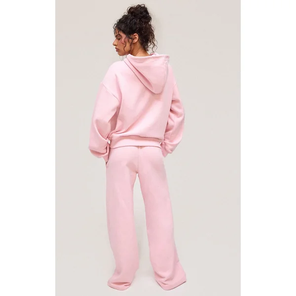 Rose Jogging Jambes Larges Imprimé 88
