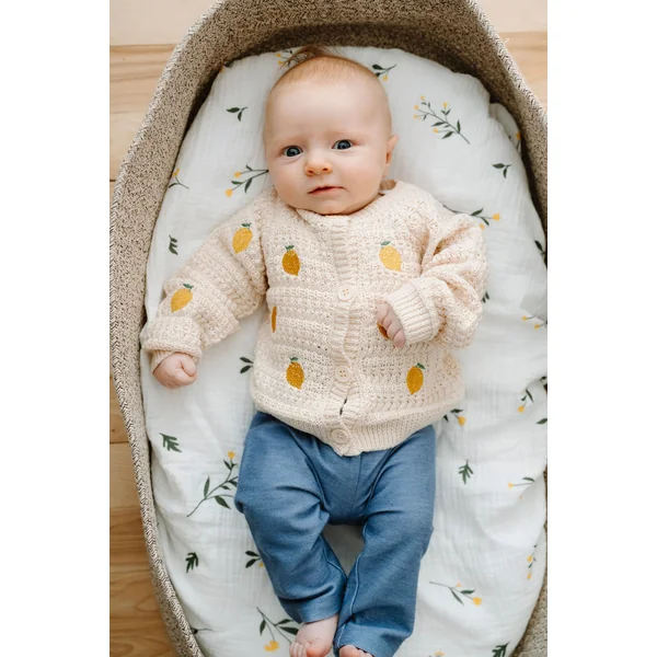 ROSE & LÉO - Cardigan limonade sucrée - beige