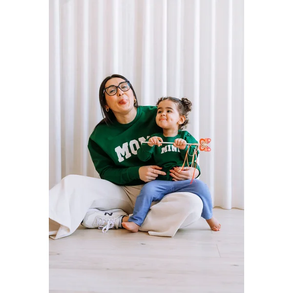 ROSE & LÉO - Crewneck MINI - vert forêt